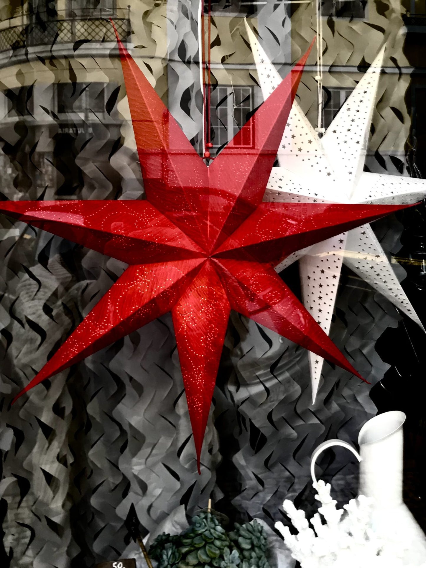 Estrela de papel vermelha image 2