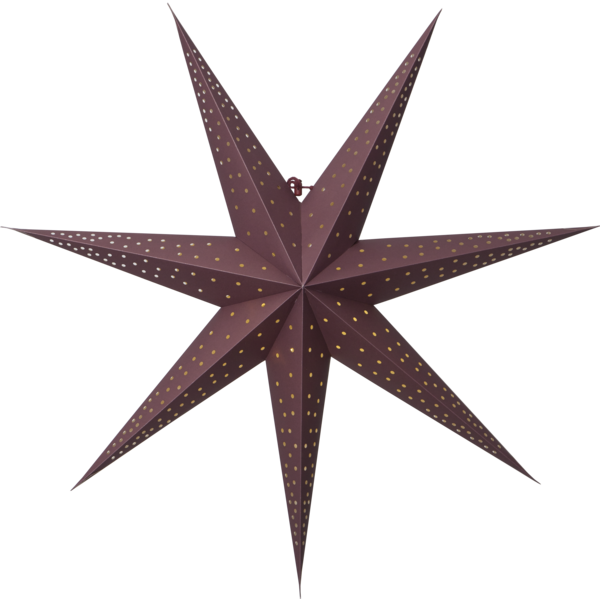 Estrela em papel vermelha castanha image 1