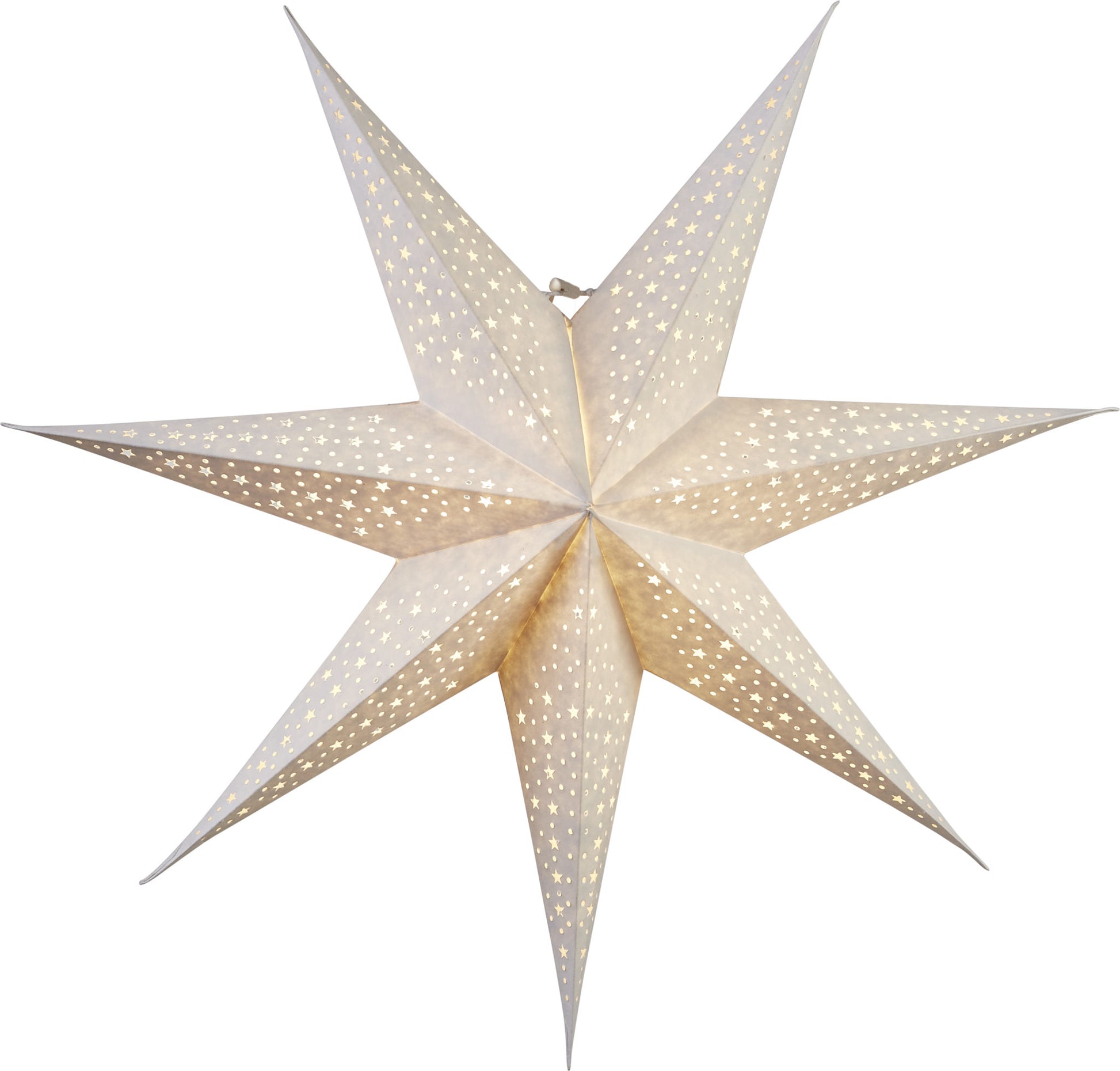 Estrela em papel branca image 2