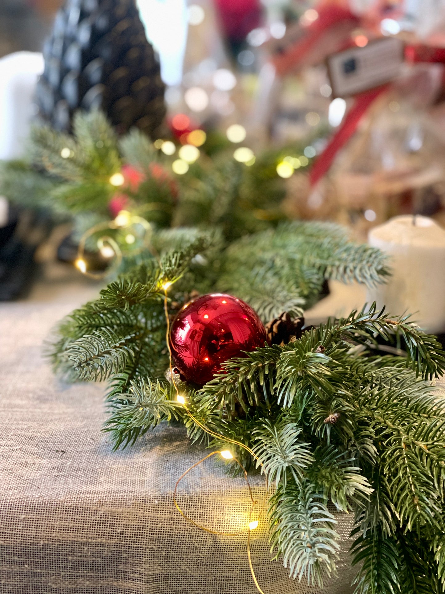 Grinalda tipo abeto 2 metros