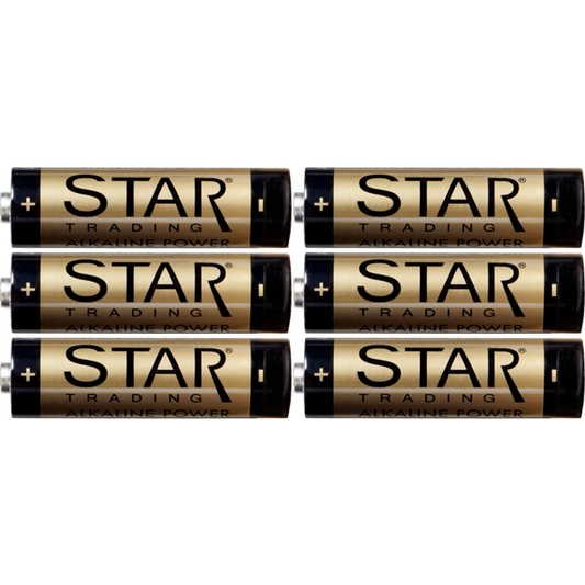 Pilha AA caixa com 6