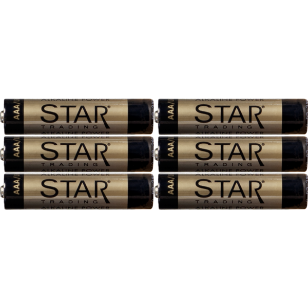 Pilha AAA caixa com 6