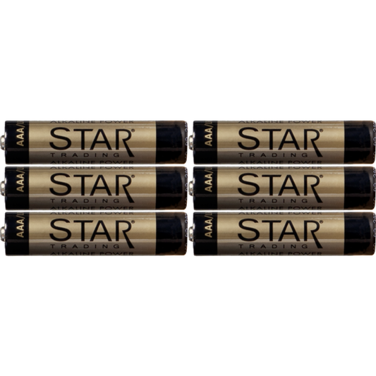 Pilha AAA caixa com 6