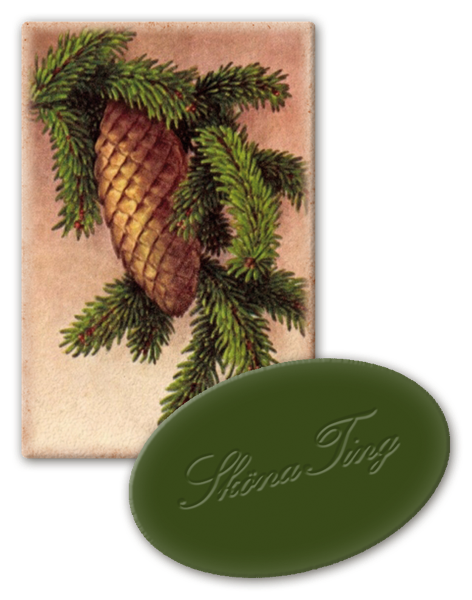 Sabonete pequeno para visitas Floresta